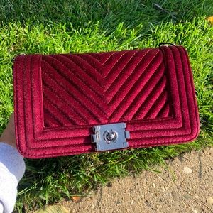 Velour purse